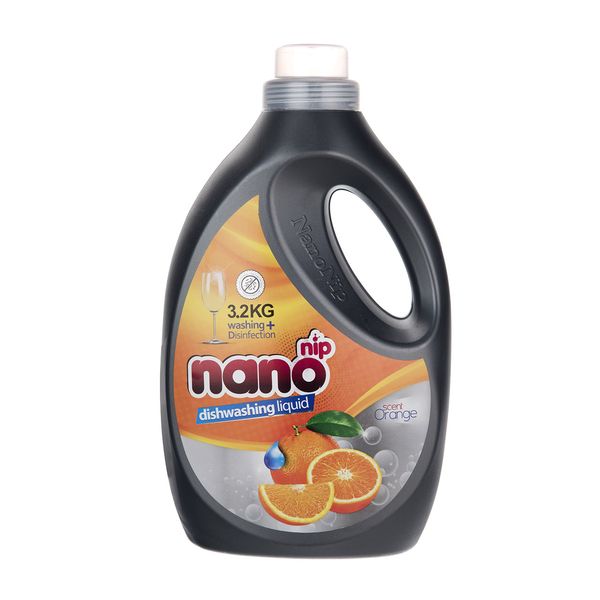 مایع ظرفشویی نانو نیپ مدل Orange مقدار 3200 گرم