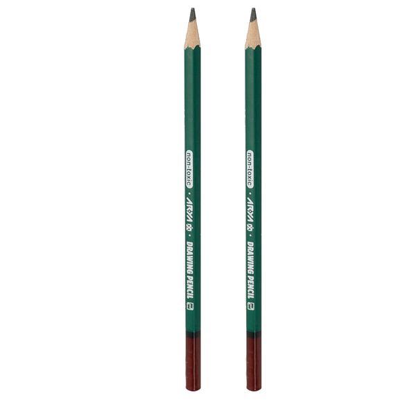 مداد طراحی آریا مدل Drawing-B5 کد 63320 بسته 2 عددی 