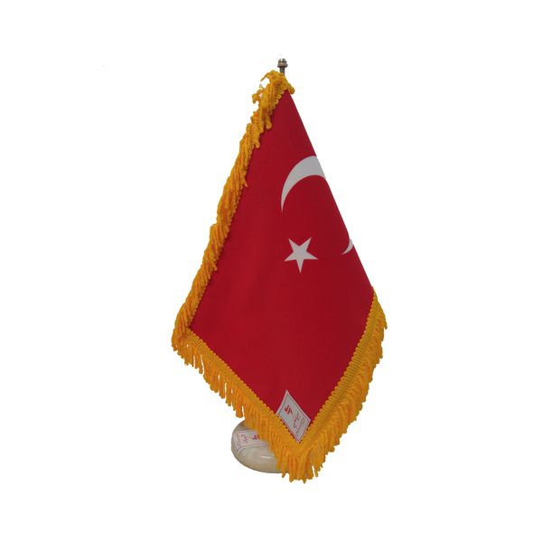 پرچم رومیزی ایران اسکرین طرح پرچم ترکیه مدل 20439