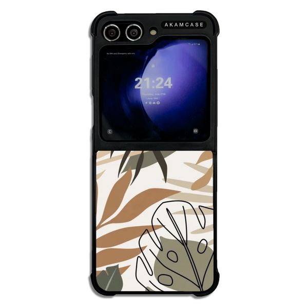 کاور آکام مدل AMCWSGZFLIP5-LEAVES6 مناسب برای گوشی موبایل سامسونگ Galaxy Z Flip 5