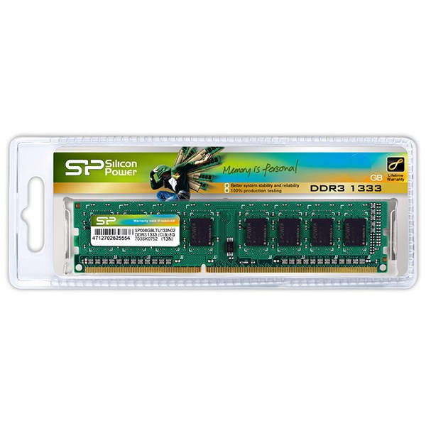 رم کامپیوتر Silicon Power مدل DDR3 1333MHz ظرفیت 4 گیگابایت