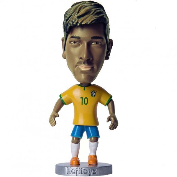 عروسک اسپرت فیگور هوجی تویز مدل Neymar-Brazil سایز خیلی کوچک