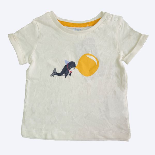 تی شرت آستین کوتاه نوزادی جی بی سی مدل jgbv-789