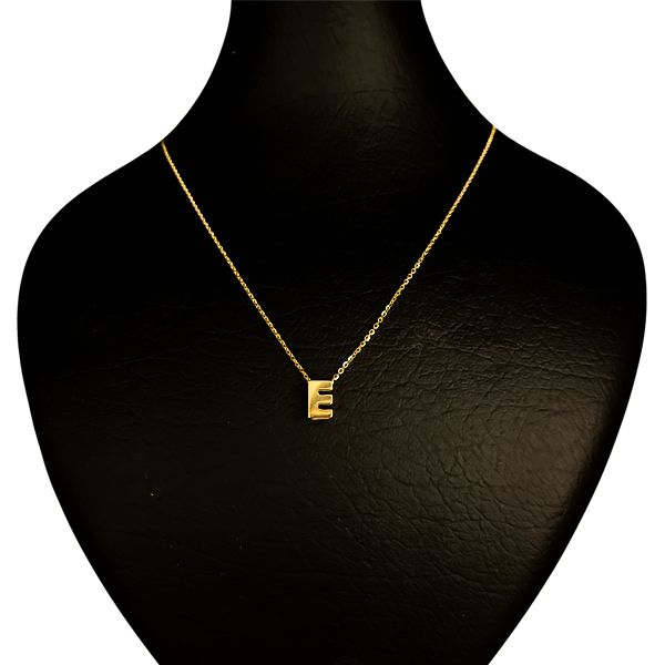 گردنبند طلا 18 عیار زنانه گنجینه هنر خوش نشین مدل سه بعدی طرح E