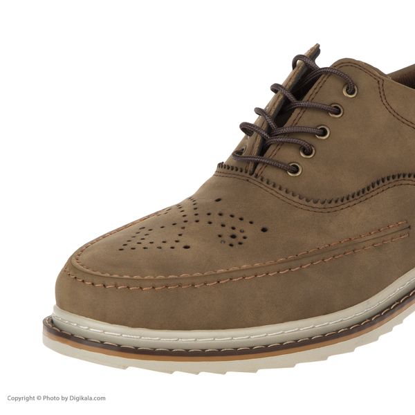 کفش مردانه مدل نبوک کد k.baz.131 رنگ قهوه ای