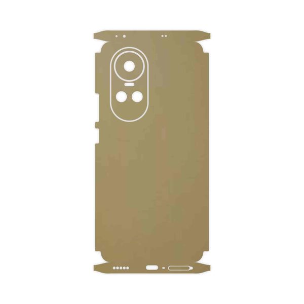 برچسب پوششی ماهوت مدل Matte-Gold-FullSkin مناسب برای گوشی موبایل اپو Reno 10 5G