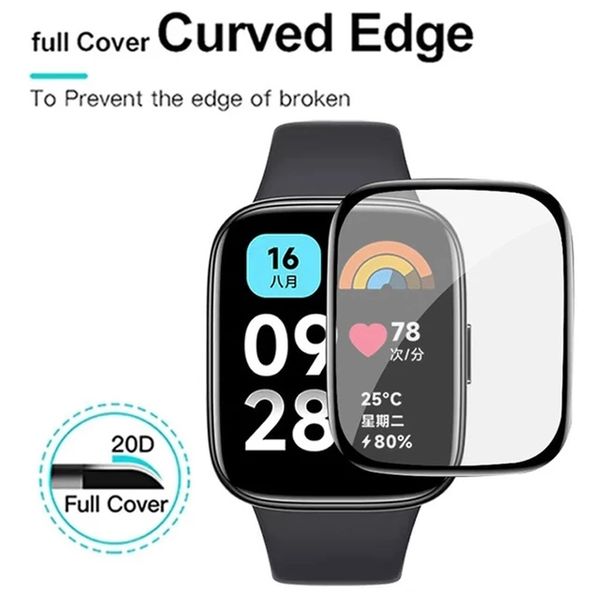 محافظ صفحه نمایش بادیگارد مدل PMMA مناسب برای ساعت هوشمند شیائومی Redmi Watch 3 Active بسته 2 عددی