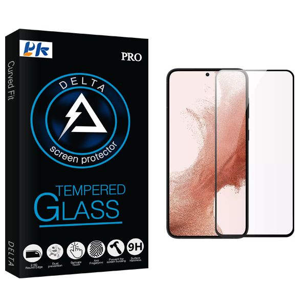 محافظ صفحه نمایش شیشه ای پی کی مدل Delta FLGL مناسب برای گوشی موبایل سامسونگ Galaxy S23