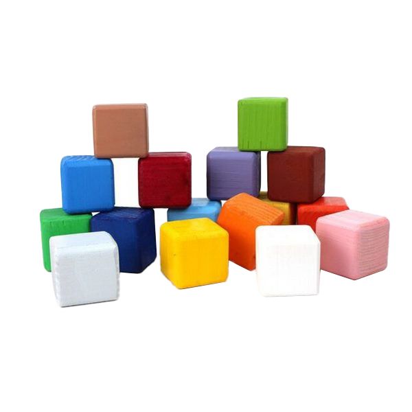 بازی آموزشی مدل مکعب های رنگی سورنا مجموعه 16 عددی
