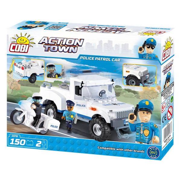 لگو کوبی مدل Action Town - Police Patrol Car -
