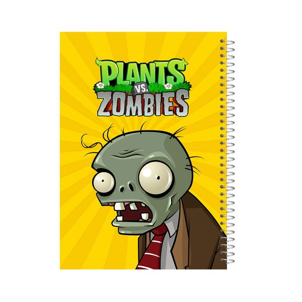 دفتر یادداشت 60 برگ آی چاپ مدل plants vs zombies کد 730