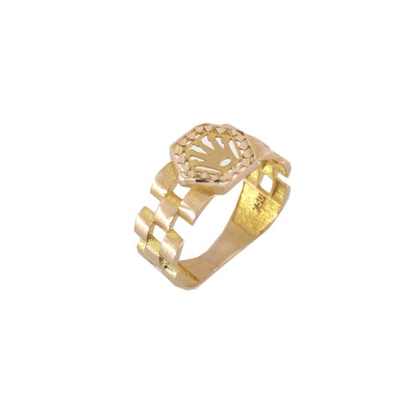 انگشتر طلا 18 عیار زنانه طلا و جواهرسازی افرا مدل 214
