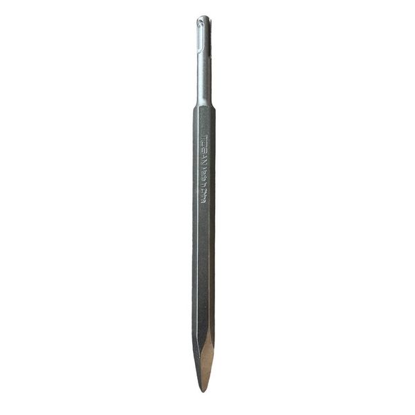 قلم 4 شیار بتن کن توسن مدل نوک تیز کد 250×14 سایز 25 سانتی متر