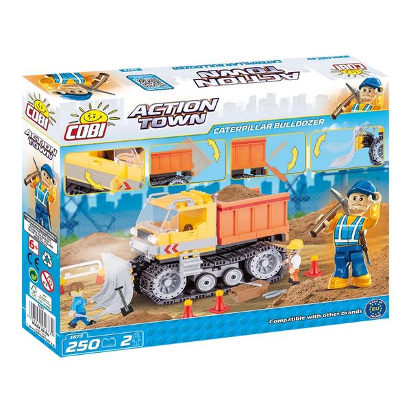 ساختنی کوبی مدل Action Town - Caterpillar Bulldozer -