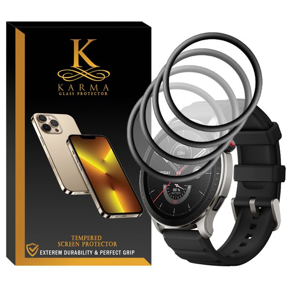 محافظ صفحه نمایش کارما مدل KA-PM مناسب برای ساعت هوشمند امیزفیت GTR 4 بسته چهار عددی