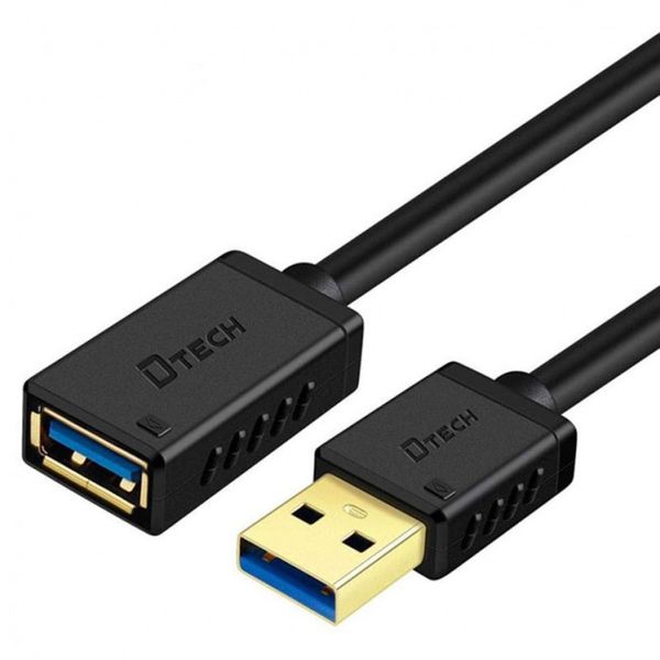 کابل افزایش طول USB دیتک مدل DT-CU0302 طول 1 متر