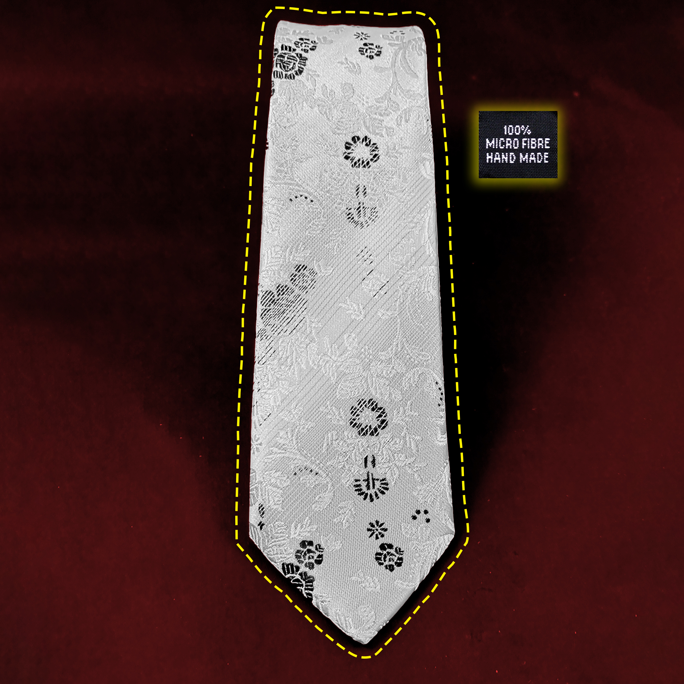 ست کراوات و دستمال جیب و دکمه سردست و گیره کراوات مردانه مدل 562