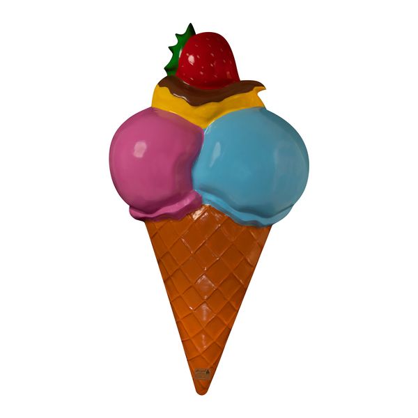 ماکت بستنی دکوری آرسین دکور مدل اسکوپی قیفی کد H017