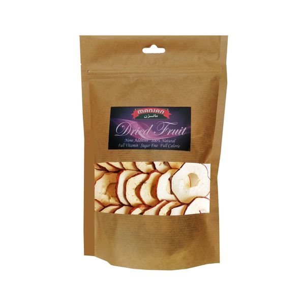 سیب خشک با پوست مانژن - 100 گرم
