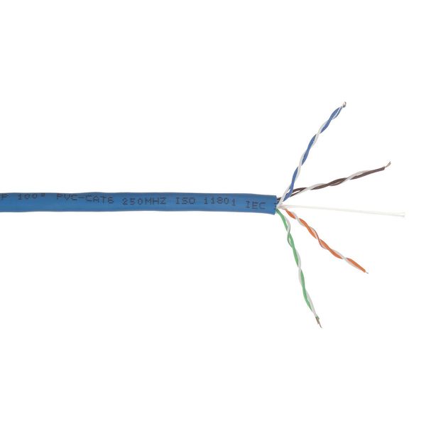 کابل شبکه ویسمن مدل Cat 6 UTP CU با تست فلوک به طول 305 متر