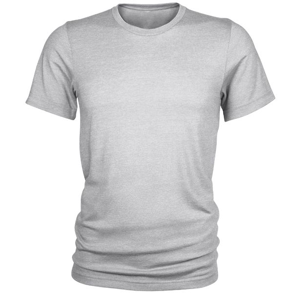 تی شرت آستین کوتاه مردانه مدل ساده کد SIMP01 رنگ طوسی