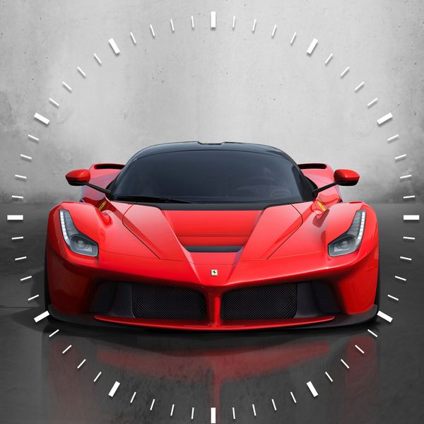 ساعت دیواری ویولت دکور مدل Ferrari S16