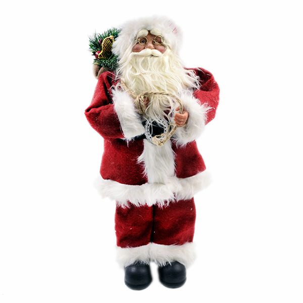 عروسک بابانوئل کادورنگی مدل 7698 با ارتفاع 45 سانتیمتر