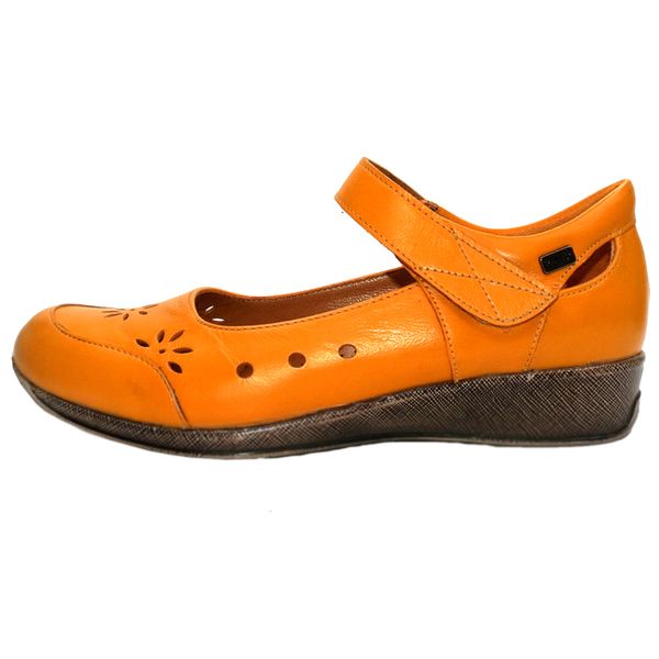 کفش روزمره زنانه آر اند دبلیو مدل 524 رنگ پرتقالی