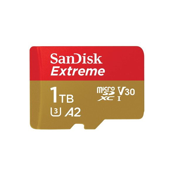 کارت حافظه MicroSDXC سن دیسک مدل Extreme کلاس A2 استاندارد UHS-I U3 سرعت 190MBps ظرفیت یک ترابایت