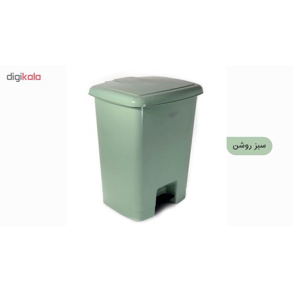 سطل زباله پدالی ممتاز پلاستیک مدل 710 ظرفیت 7 لیتری