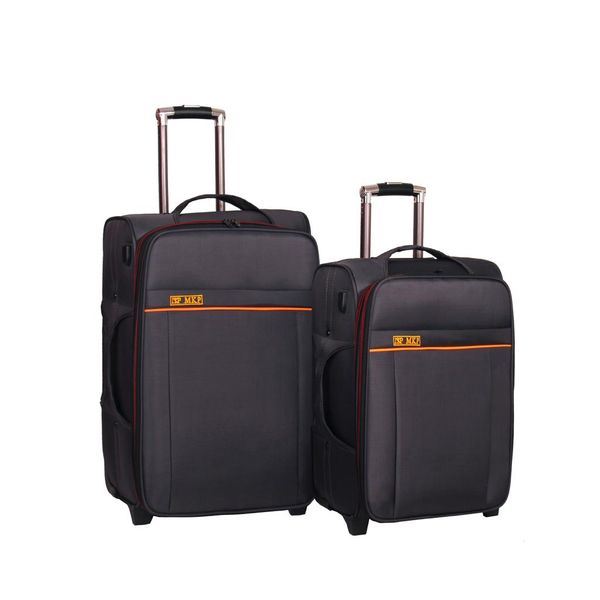مجموعه دو عددی چمدان مدرن کیف پارسیان مدل RA001