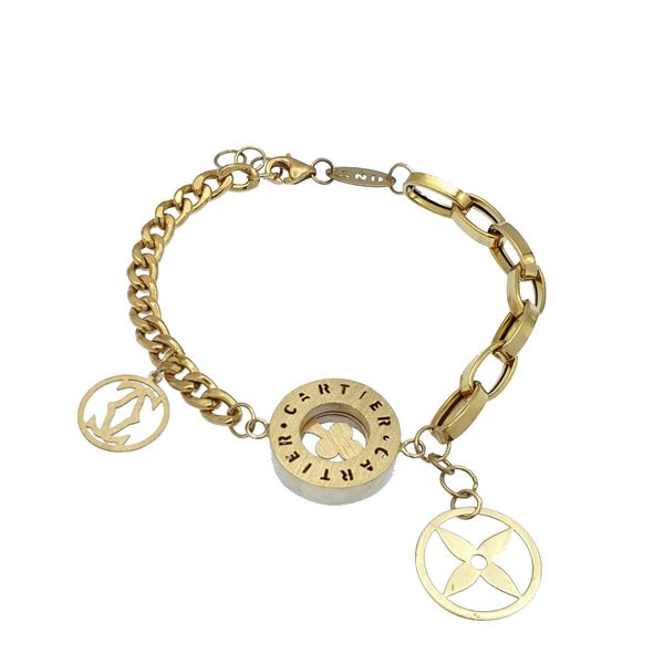دستبند طلا 18 عیار زنانه طلاوجواهری احسان مدل 1EB1354 