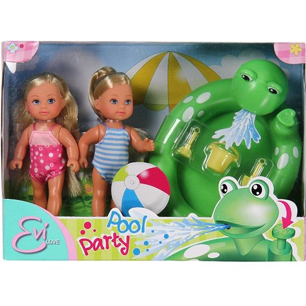 مجموعه دوتایی عروسک با ست حمام سیمبا مدل Pool Party کد 105730946