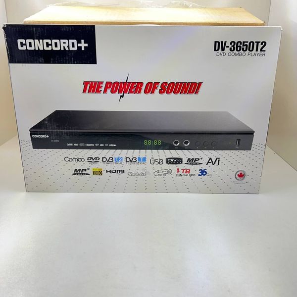 پخش کننده DVD کنکورد پلاس مدل COMBO_754