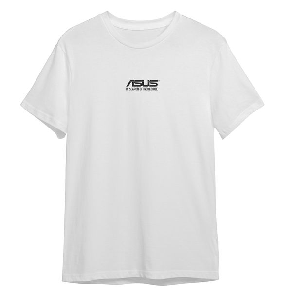 تی شرت آستین کوتاه مردانه مدل لوگو کد 0695 رنگ سفید