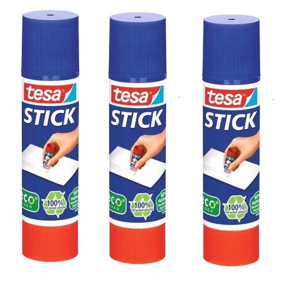چسب ماتیکی تسا مدل Glue Stick بسته 3 عددی