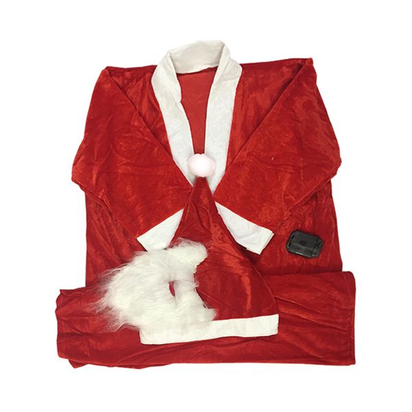 لباس بابانوئل سورتک طرح کریسمس مدل STCH160