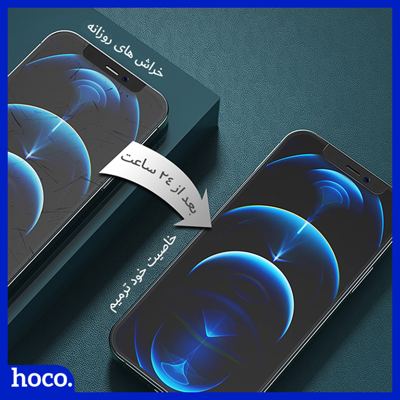 محافظ صفحه نمایش مات هوکو مدل anti-shock مناسب برای گوشی موبایل سامسونگ Galaxy A55