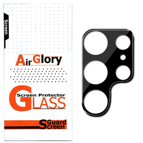 محافظ لنز دوربین شیشه ای ایرگلوری مدل سه بعدی 2 مناسب برای گوشی موبایل سامسونگ Galaxy S22 Ultra