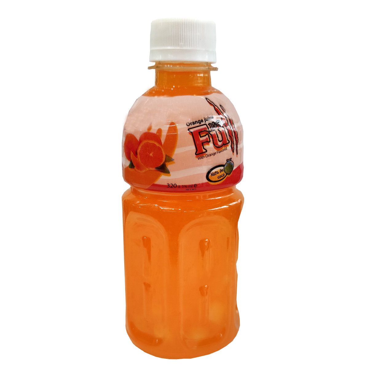 نوشیدنی بدون گاز پرتقال حاوی تکه های نارگیل ایزوفول - 320 میلی لیتر