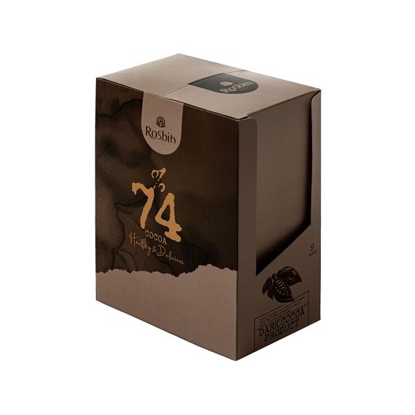 شکلات تلخ 74 درصد رزبین استار - 100 گرم بسته 9 عددی 
