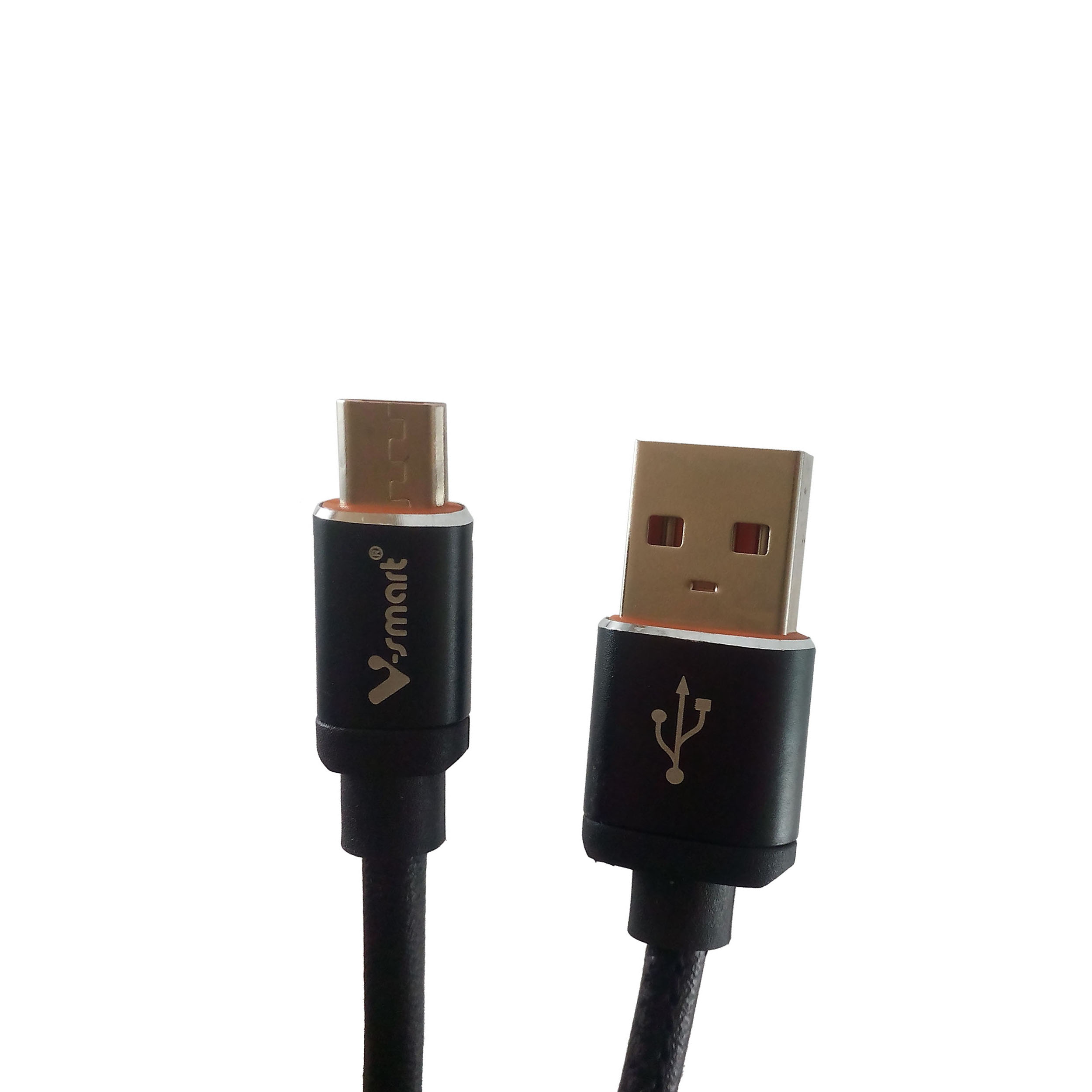 کابل تبدیل USB به MicroUSB چرمی وی اسمارت مدل VS-69 به طول 1 متر
