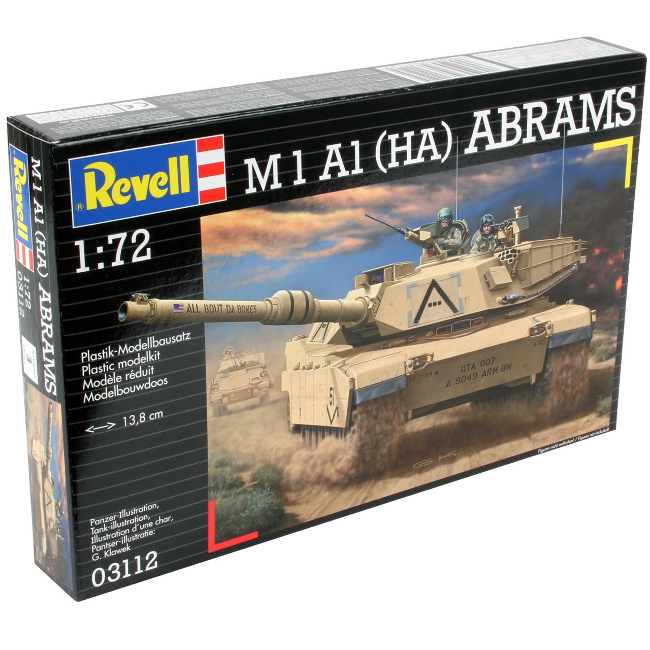 مدلسازی Revell مدل M1 A1 HA Abrams