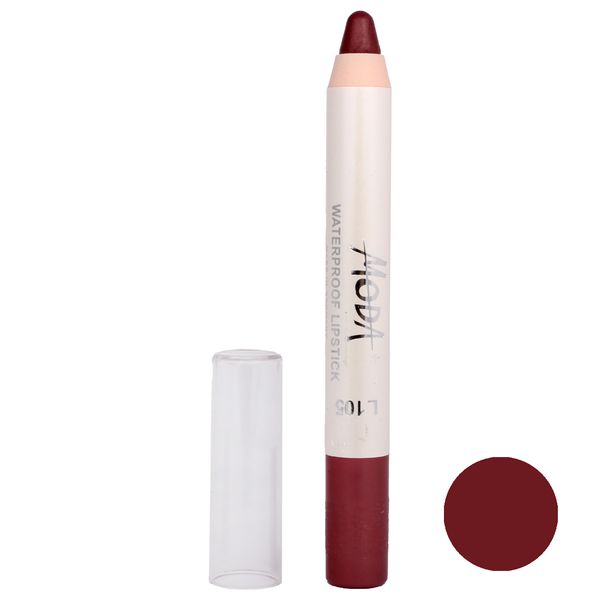 رژ لب مدادی مودا مدل waterproof lipstick شماره 105