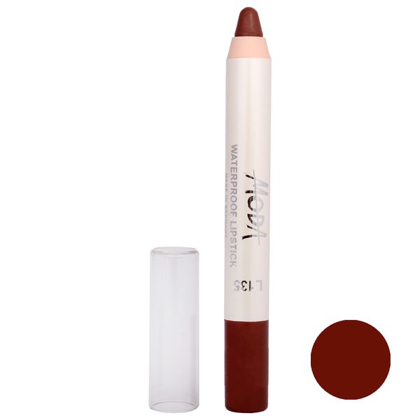 رژ لب مدادی مودا مدل waterproof lipstick شماره 135