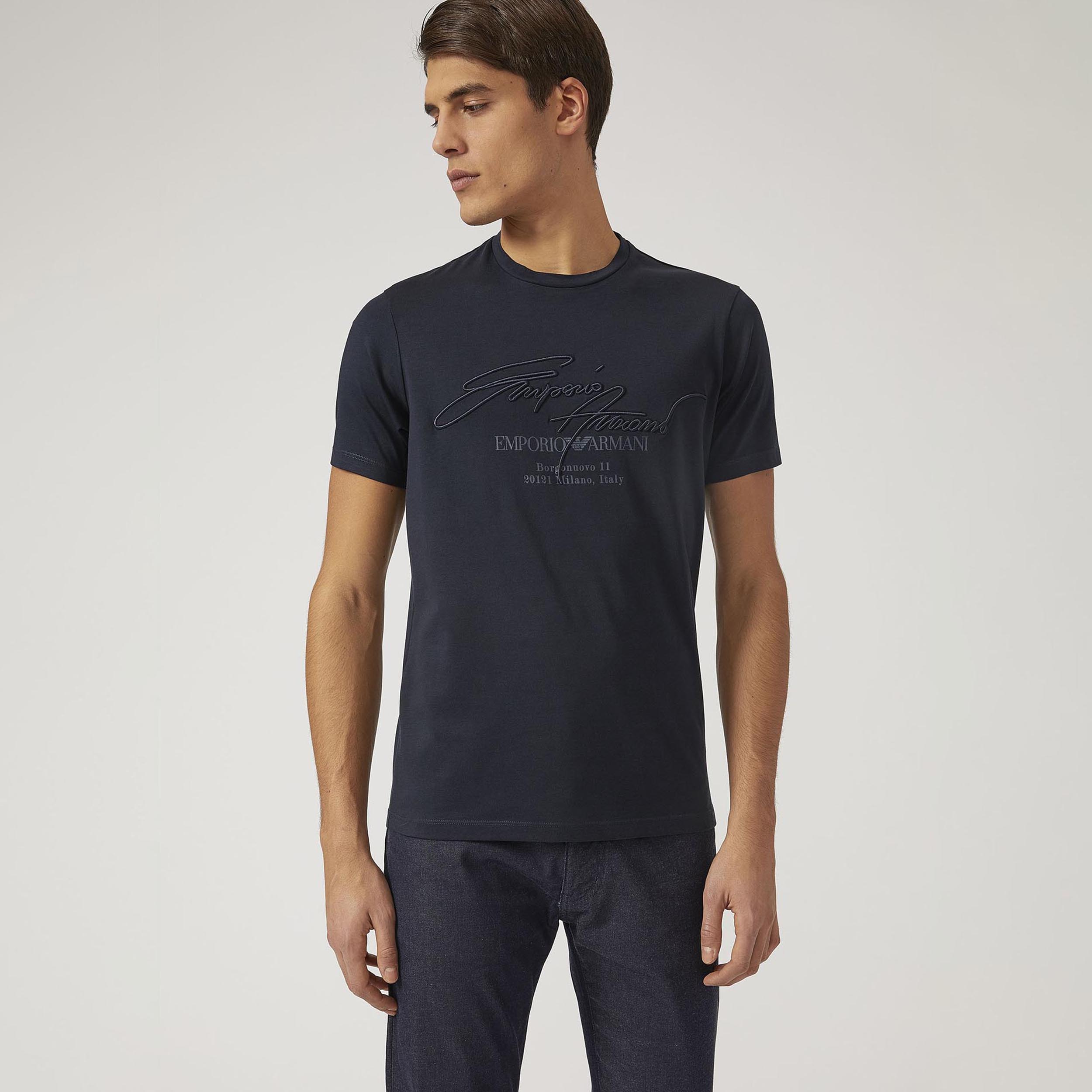 تی شرت مردانه امپریو آرمانی مدل 3Z1TL61JQUZ-0920