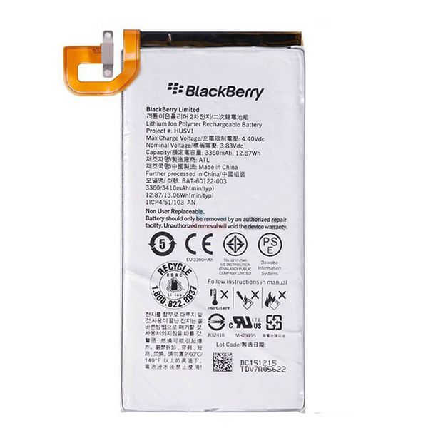 باتری موبایل مدل BAT-60122-003 ظرفیت 3360 میلی آمپر ساعت مناسب برای گوشی موبایل بلک بری PRIV