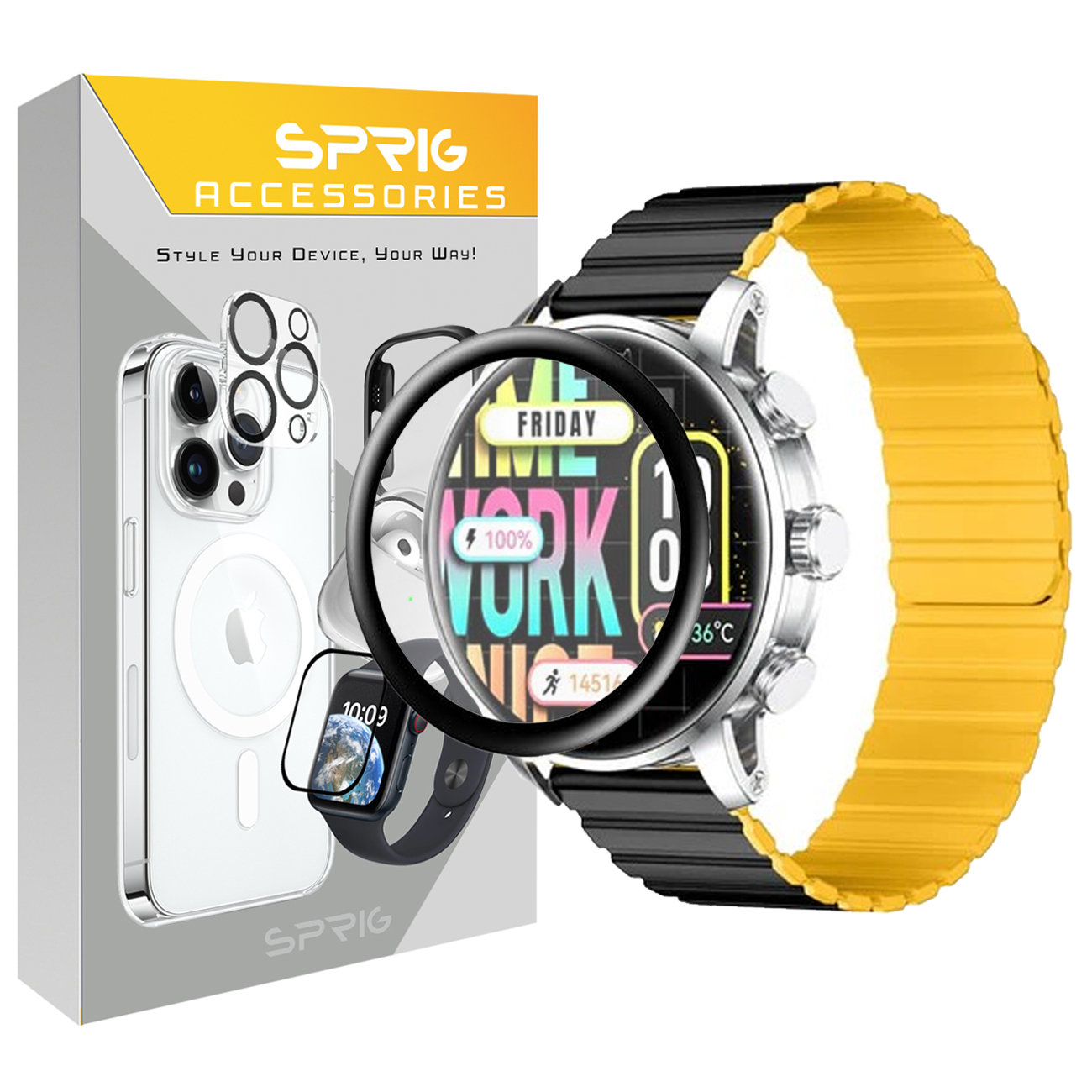 محافظ صفحه نمایش نانو اسپریگ مدل Pmma-SPG مناسب برای ساعت هوشمند کیسلکت KR2