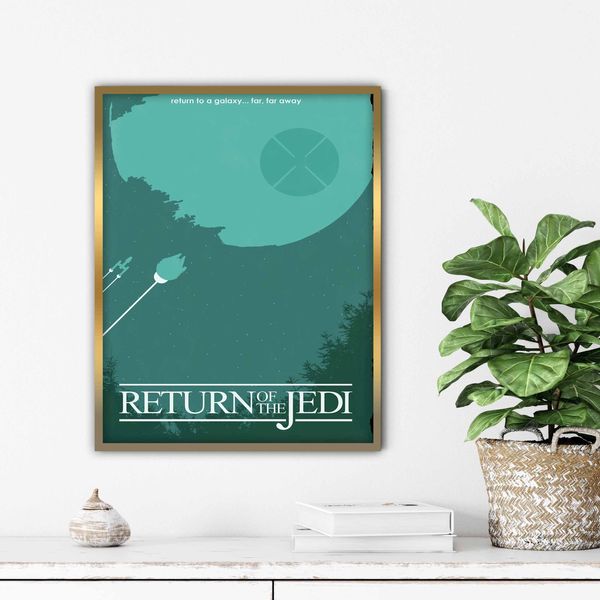 تابلو آتریسا طرح پوستر فیلم Return Of The Jedi مدل AM079