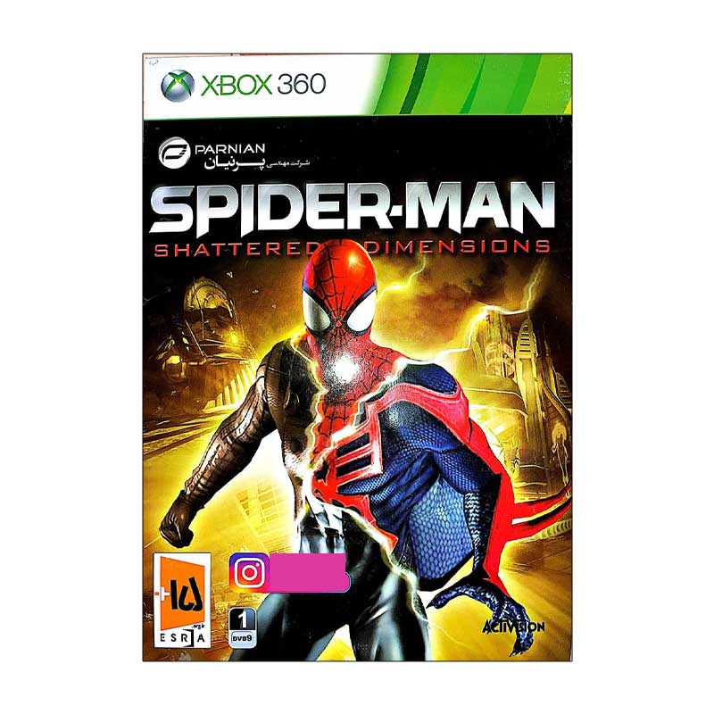 بازی Spider Man Shattered Dimensions مخصوص Xbox360 نشر پرنیان
